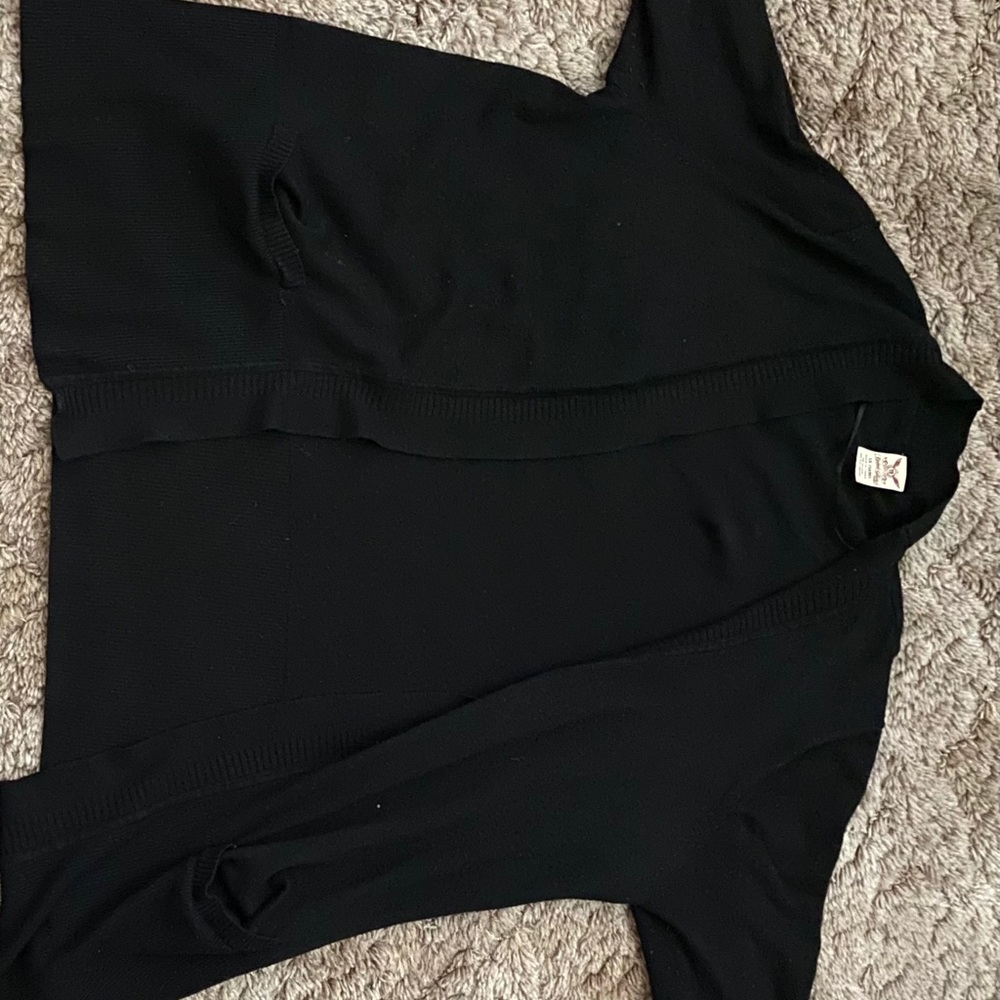 Black Cardigan Sweater
